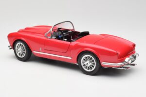 Lancia Aurelia B24 Spider Rouge Bburago 1:18 3010 Métal — image 7 sur 8