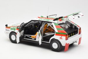 Lancia Delta HF 4WD #1 D. Cerrato Totip Rally Targa Florio 1987 Kyosho 1:18 08960C Métal — image 5 sur 8
