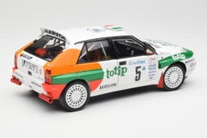 Lancia Delta HF Integrale Evo II Totip #5 A. Aghini / S. Farnocchia Rally Monte Carlo 1993 Kyosho 1:18 08348F Métal — image 3 sur 8
