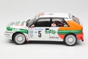 Lancia Delta HF Integrale Evo II Totip #5 A. Aghini / S. Farnocchia Rally Monte Carlo 1993 Kyosho 1:18 08348F Métal — image 4 sur 8