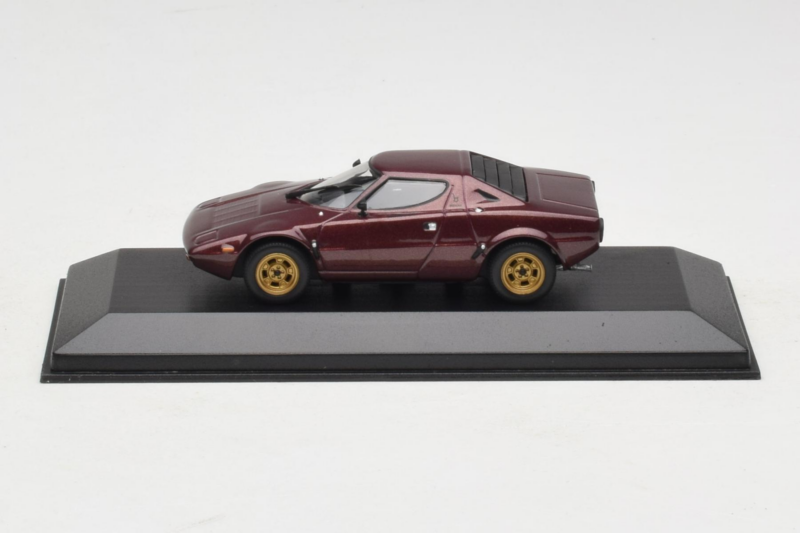 Lancia Stratos Rouge Bordeaux Minichamps 1:43 LANCIA001 Métal