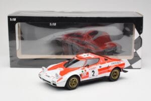 Lancia Stratos HF #2 J-B. Andruet / Biche Winners Tour de Corse 1974 Minichamps 1:18 155741702 Métal — image 6 sur 6