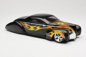 Lincoln Zephyr Scrape Custom Noir avec Flammes Hot Wheels 1:18 57319 Métal — image 6 sur 8