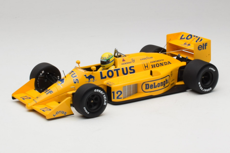 Lotus 99T Honda #12 A. Senna Team Lotus 1987 Minichamps 1:18 540871812 Métal