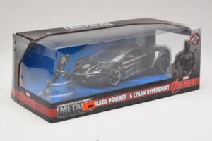Lykan HyperSport Black Panther Avec Figurine Metals Diecast 1:24 99723 Métal — image 2 sur 3
