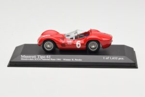 Maserati Tipo 61 #6 R. Penske SCCA National Race Meadowdale 1961 Minichamps 1:43 400611206 Métal