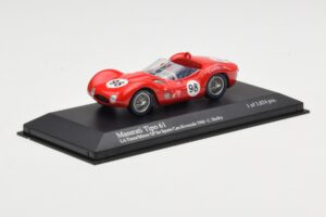 Maserati Tipo 61 #98 C. Shelby Times Mirror Grand Prix Riverside 1960 Minichamps 1:43 400601298 Métal — image 2 sur 4