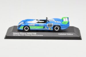 Matra Simca MS670B #7 H. Pescarolo / G. Larrousse 24 Hours of Le Mans Winner 1973 Minichamps 1:43 430731111 Métal