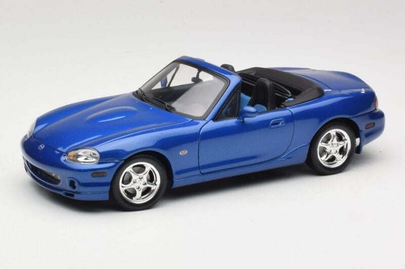 Mazda MX-5 NA 10th Anniversary Blue Metallic Gate 1:18 01071 Métal