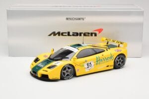 McLaren F1 GTR Harrods Mach One Racing #51 A. Wallace / D. Bell / J. Bell 24 Hours of Le Mans 1995 Minichamps 1:18 530133551  — image 8 sur 8