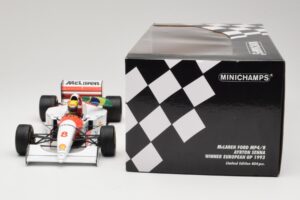 McLaren MP4/8 Ford #8 A. Senna Winner European GP Donington 1993 Minichamps 1:18 540931848 Métal — image 6 sur 6