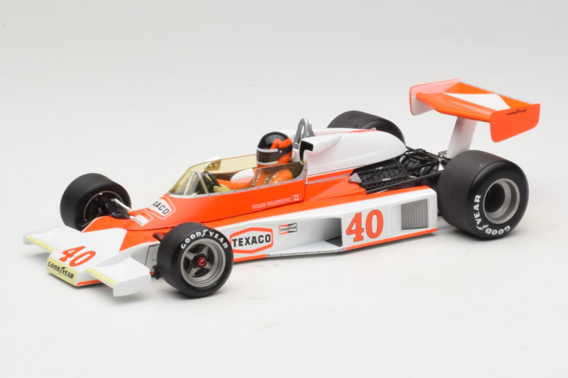 McLaren M23 Ford #40 G. Villeneuve British GP 1977 Minichamps 1:18 530771840 Métal