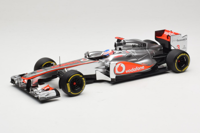 McLaren MP4-27 Mercedes #3 J. Button Vodafone McLaren Showcar F1 2012 Minichamps 1:18 530121873 Métal