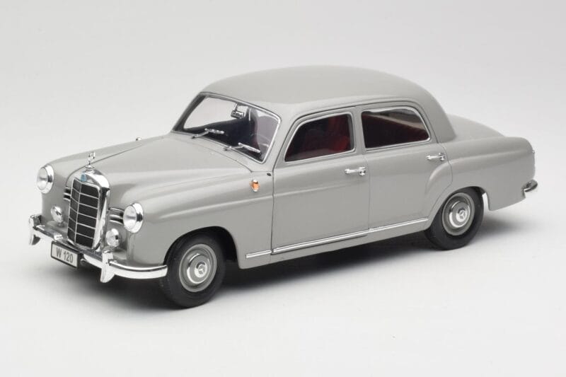 Mercedes 180 W120 Ponton Graphite Grey Revell 1:18 08974 Métal