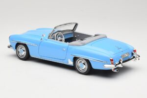 Mercedes 190 SL W121 Bleu Clair Norev 1:18 183400 Métal — image 7 sur 8