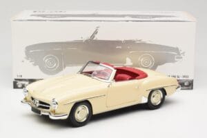 Mercedes 190 SL W121 Beige Minichamps 1:18 103037034 Métal — image 8 sur 8