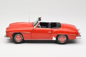 Mercedes 190 SL W121 Guards Red Minichamps 1:18 100037032 Métal — image 4 sur 8