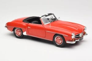 Mercedes 190 SL W121 Guards Red Minichamps 1:18 100037032 Métal — image 6 sur 8