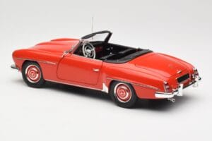 Mercedes 190 SL W121 Guards Red Minichamps 1:18 100037032 Métal — image 7 sur 8