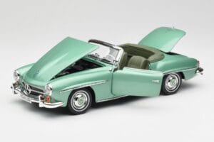 Mercedes 190 SL W121 Vert Clair Métallisé Norev 1:18 183401 Métal — image 2 sur 9