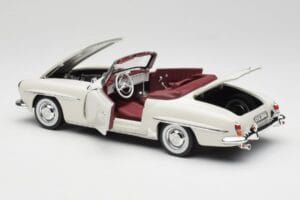 Mercedes 190 SL W121 Gris Clair Norev 1:18 B66040710 Métal — image 7 sur 10
