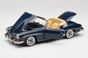 Mercedes 190 SL W121 Middle Blue Norev 1:18 183403 Métal — image 2 sur 8