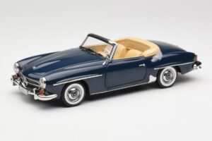 Mercedes 190 SL W121 Middle Blue Norev 1:18 183403 Métal