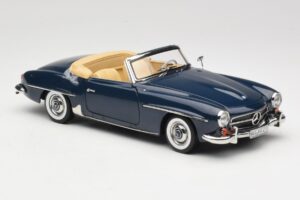 Mercedes 190 SL W121 Middle Blue Norev 1:18 183403 Métal — image 6 sur 8