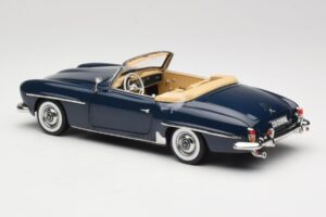 Mercedes 190 SL W121 Middle Blue Norev 1:18 183403 Métal — image 7 sur 8