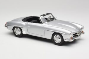 Mercedes 190 SL W121 Argent Gris Minichamps 1:18 100037031 Métal — image 6 sur 8