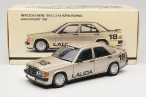 Mercedes 190E 2.3-16 W201 #1 N. Lauda Race of Champions Nurburgring 1984 AUTOart 1:18 88431 Métal — image 8 sur 8