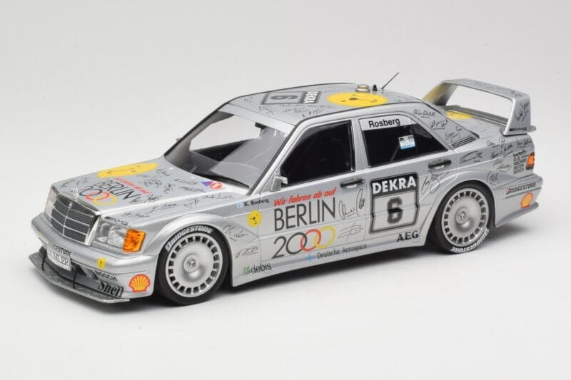 Mercedes 190E 2.5-16 EVO II W201 #6 Team AMG Mercedes K. Rosberg DTM 1992 Minichamps 1:18 155923606 Métal