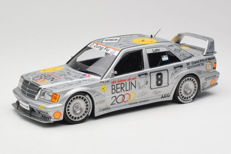 Mercedes 190E 2.5-16 EVO II W201 #8 Zung Fu E. Lohr Guia Race Macau 1992 Minichamps 1:18 155923608 Métal