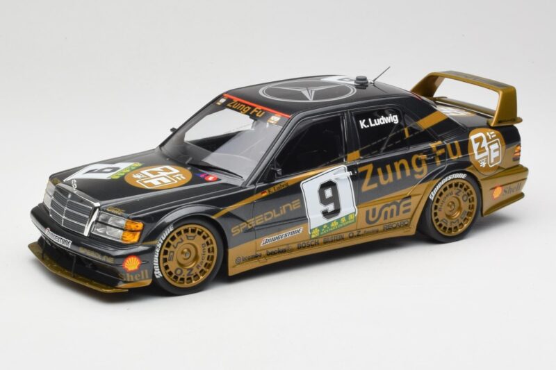 Mercedes 190E 2.5-16 EVO II W201 #9 Zung Fu K. Ludwig Guia Race Macau 1991 Minichamps 1:18 155913609 Métal