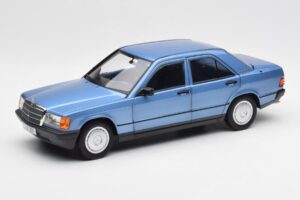 Mercedes 190E W201 Diamond Bleu Édition Concessionnaire Norev 1:18 B66040661 Métal