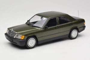 Mercedes 190E W201 Vert Métallisé Minichamps 1:18 155037001 Métal