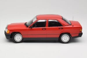 Mercedes 190E W201 Rouge Minichamps 1:18 155037000 Métal — image 3 sur 6