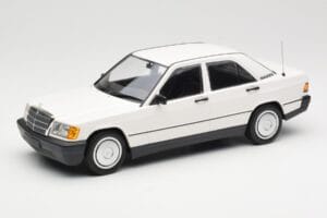 Mercedes 190E W201 Blanc Minichamps 1:18 155037002 Métal