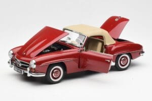 Mercedes 190SL W198 Rouge AUTOart 1:18 76116 Métal — image 2 sur 8