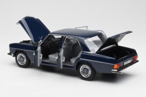 Mercedes 200 W114 Midnight Bleu Édition Concessionnaire Norev 1:18 B66040694 Métal — image 5 sur 8