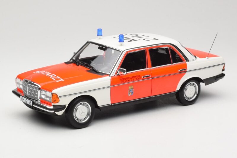 Mercedes 200 W123 Ambulance Blanc Norev 1:18 183834 Métal
