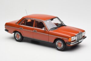 Mercedes 200 W123 English Rouge Édition Concessionnaire Norev 1:18 B66040653 Métal — image 6 sur 8