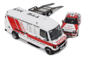 Mercedes 208D + Toyota Celica ST165 Gr.A RAC Safari 1990 Otto 1:18 OT480 Résine — image 2 sur 4