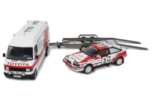 Mercedes 208D + Toyota Celica ST165 Gr.A RAC Safari 1990 Otto 1:18 OT480 Résine — image 3 sur 4