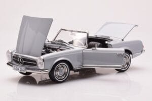 Mercedes 230 SL W113 Pagoda Gris Norev 1:18 183990 Métal — image 2 sur 8