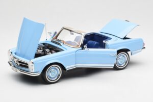 Mercedes 230 SL W113 Pagoda Horizon Bleu Édition Concessionnaire Norev 1:18 B66040633 Métal — image 2 sur 10