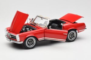Mercedes 230 SL W113 Pagoda Rouge Norev 1:18 B660640596 Métal — image 2 sur 8