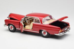 Mercedes 280 SE W108 Rouge Norev 1:18 193527 Métal — image 5 sur 8