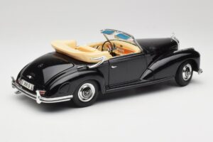 Mercedes 300 S W188 Cabriolet Noir Tchibo 1:18 36782 Métal — image 3 sur 8