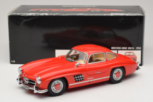 Mercedes 300 SL Gullwing Rouge Minichamps 1:18 180039001 Métal — image 8 sur 8